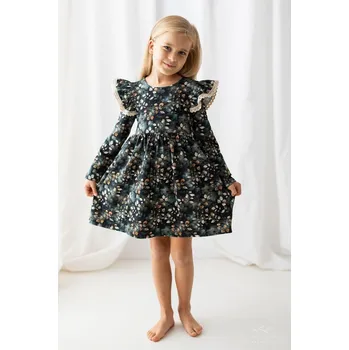 Dívčí šaty Dívčí šaty Klárka - LIly Grey 116 / 6 let