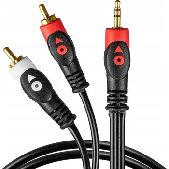 Audio kabel Kabel Vayox kabel mini jack - 2x RCA 1,5m VA0163-1,5 Mini Jack (3,5 mm) - 2x RCA (cinch) kabel, 1,5 m