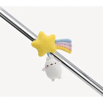 Dekorativní magnet MAGNETKY PADající HVĚZDA S MOLANG MAGNET 5 CM