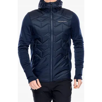 Hybridní bunda Peak Performance Elevate Liner Hybrid Hood blue shadow S
