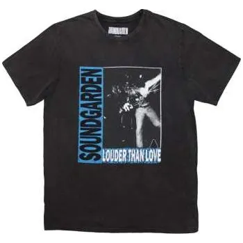 Zahraniční hudba Soundgarden: Soundgarden Unisex Stone Wash T-shirt: Louder Than Love (x-large) XL