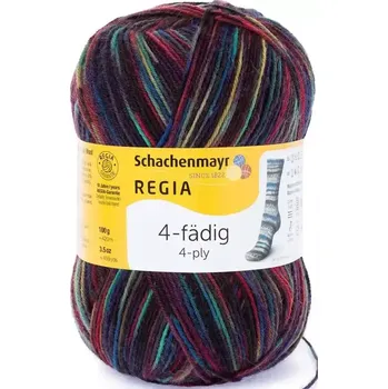 Příze Regia 4-Ply Color 4463 gerbera color (Ponožková příze Regia 4463 gerbera color)