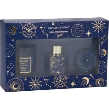 Aroma difuzér Difuzér s vůní, 3-dílná sada Healing Energy, aromaterapie pro domácnost