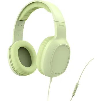 Sluchátka Hama USB-C sluchátka s mikrofonem Fun C, uzavřená, zelená