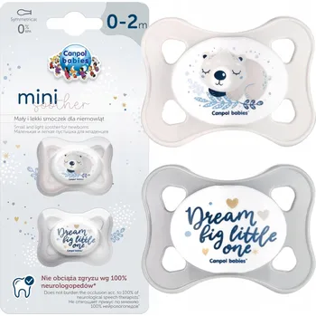 dudlíky Symetrický silikonový Dudlík Canpol babies 0+