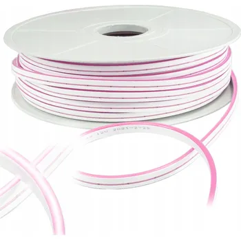 LED páska LED pásek 12V voděodolný 1m NEON RŮŽOVÁ BARVA