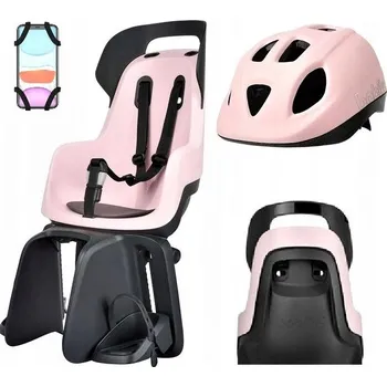 cyklosedačka Dětská sedačka na kolo Bobike GO na nosič MIK HD Pink (Růžová)