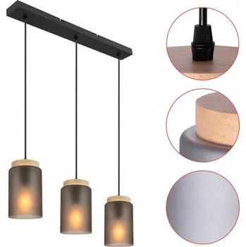 Závěsné svítidlo TOOLIGHT APP1812 3-bodové osvětlení E27