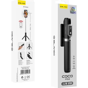 Selfie tyč Blavec Selfie tyč Coco P04 stativ + dálkové ovládání 0,7m