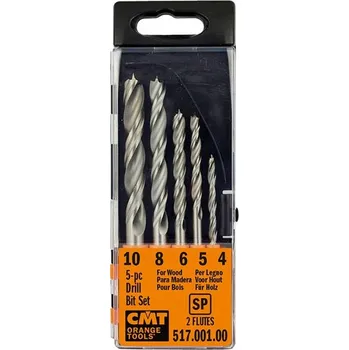 Vrták CMT Sada vrtáků pro neprůchozí otvory 5 ks / SP / pravé