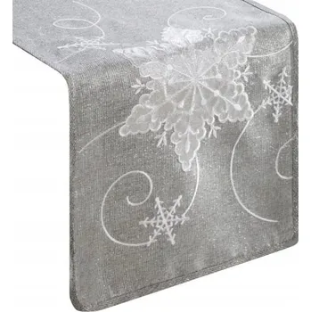 ubrus Vánoční běhoun na stůl zima EuroFirany ZACK 33x140