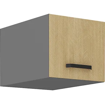 Kuchyňská skříňka SCANDI sc | horní skříňka 40 NAGU-36 1F výklopná | 40 cm | HLUBOKÁ | šedá/rybí kost
