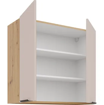 Kuchyňská skříňka SOLEA k | horní kuchyňská skříňka 80 G-72 2F policová | 80 cm | artisan/kašmír | VÝBĚR ÚCHYTŮ