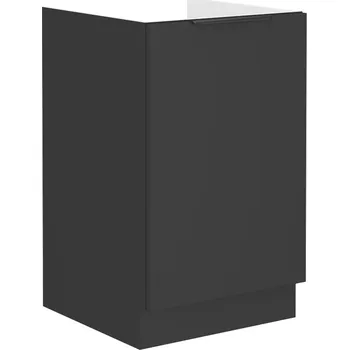 Kuchyňská skříňka SIENA | dolní skříňka 50 ZL 1F dřezová | 50 cm | UNI dvířka | černá