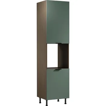 Kuchyňská skříňka SORENTO bg | vysoká skříňka D60PWN na vestavnou troubu | 60 cm | UNI provedení | baltic/zelená