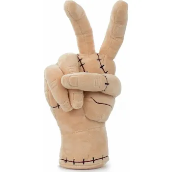 plyšák Thing - v míru - plyšová postavička ze seriálu Wednesday (Thing in Peace - Wednesday - 30 cm)