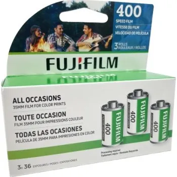 Fujifilm Color 400 | 135/36, 3-Pack , barevný negativní film (C-41)