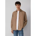 s.Oliver pánská regular fit košile s dlouhým rukávem hnědá Velikost: XXL