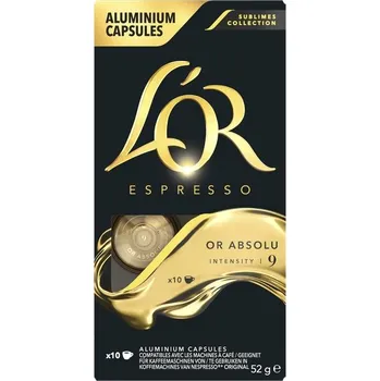 Kapsle do Nespresso L'OR OR Absolu, 10 kapslí (10 ks)