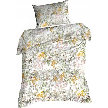 Povlečení Povlečení bavlněné s květinami 140x200 PAULA 100% Bavlna Eurofirany Sada