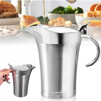 Termoska DZBANEK NA SOS DO STEKÓW 750 ML Z NEREZOVÉ OCELI 304 TEPELNÁ IZOLACE