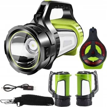 Svítilna VÝKONNÁ SVÍTILNA REFLEKTOR POWERBANKA 7 REŽIMŮ MODEL