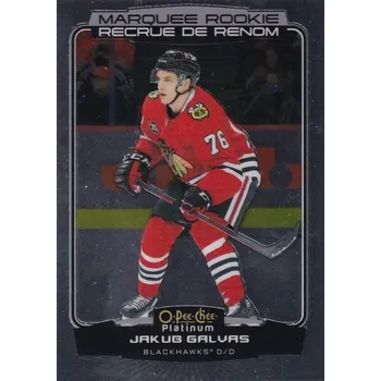 Sběratelská karetní hra insert RC karta JAKUB GALVAS 22-23 OPC Platinum Marquee Rookie číslo 253