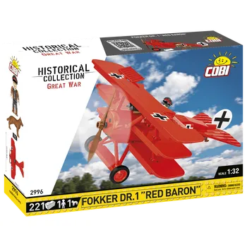 Stavebnice COBI COBI Great War 2996 Fokker Dr. I Red Baron