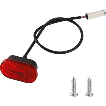 Elektrokoloběžka Zadní LED světlo pro elektrickou koloběžku Xiaomi M365 Pro 2 1S Náhradní díl s kabelem a dvěma šroubky Bezpečnostní brzdové osvětlení