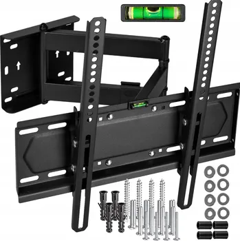Televizní držák UNIVERZÁLNÍ DRŽÁK NA TELEVIZI SILNÝ OTOČNÝ VĚŠÁK TV LCD 23-55 PALCŮ