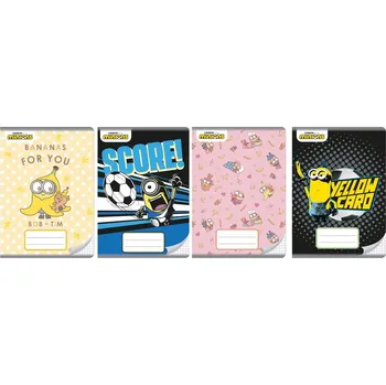 Sešit Sešit A5 linkovaný (čtverečkovaný) Mimoni Beniamin 16 listů