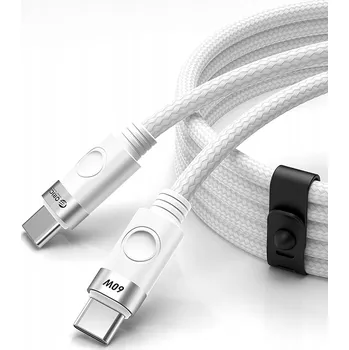 Datový kabel Kabel Orico USB typ C – USB typ C 1 m bílý