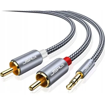 Audio kabel JSAUX kabel AUDIO HQ 2x RCA MINI JACK 3,5mm Cinch Stereo HD 1,2m
