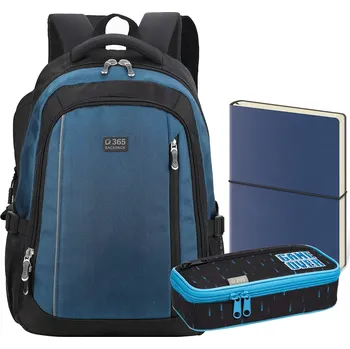 Školní batoh Studentský set Groovy Blue třídílný