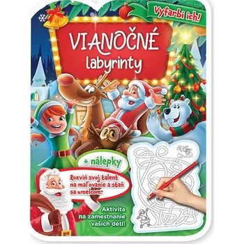 Bystrá hlava Vianočné labyrinty Kniha