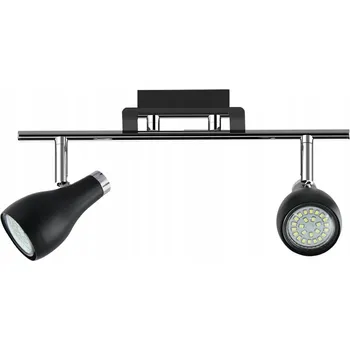 Stropní reflektor kulatý Struhm černý