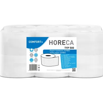 Toaletní papír Toaletní papír Horeca 500 jumbo, 100% celulóza, 2vrstvý, 12 rolí