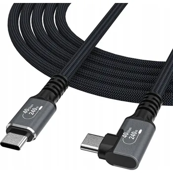 Datový kabel Kabel Wozinsky USB typ C - USB typ C 1 m černý