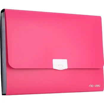 Pořadač s rukojetí a přihrádkami deli 38125 RIO 7