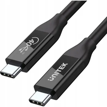 Datový kabel Kabel Unitek USB typ C - USB typ C 0,8 m černý