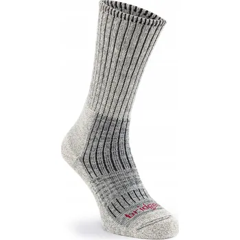 Pánské ponožky Turistické Ponožky Bridgedale Hike Mid Merino C Boot - kámenově šedé 48