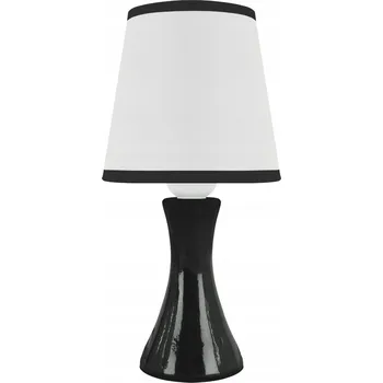 Lampička STRUHM Moderní stolní lampa černá POLINA E14