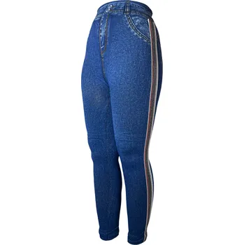 Dámské legíny Dámské bambusové legíny modré DH988-13 Velikost: XXL/3XL