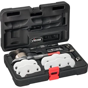 Stahovák Vigor V7132N, Hydraulická sada nářadí pro zpětné nastavení brzdových pístů | 8dílná