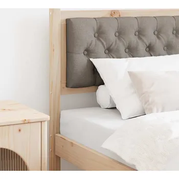 vidaXL Čelo postele Jiný Hnědá a taupe 80 cm Masivní borovicové dřevo