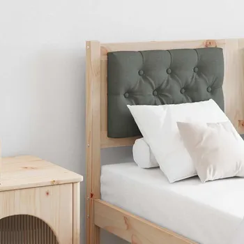 vidaXL Čelo postele hnědá a tmavě šedá 120 cm Masivní borovicové dřevo