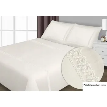 Povlečení Retro Povlečení 140x200 Eurofirany 3/krémová