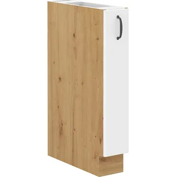 STILO ab | dolní skříňka 15D CARGO s výsuvným regálem | 15 cm | artisan/bílá