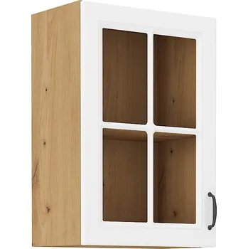 STILO ab | horní skříňka 40GS-72 1F s policí | 40 cm | artisan/bílá | UNI dvířka
