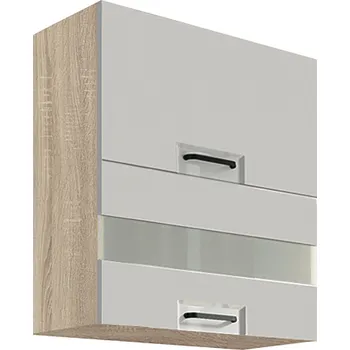 FAVORIT s | horní skříňka FL-40G výklopná | 60 cm | šedá lesk | VÝBĚR KORPUSU a KOVÁNÍ